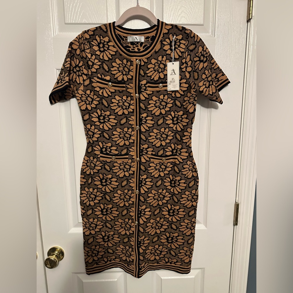 NWT Floral Patterned Dress